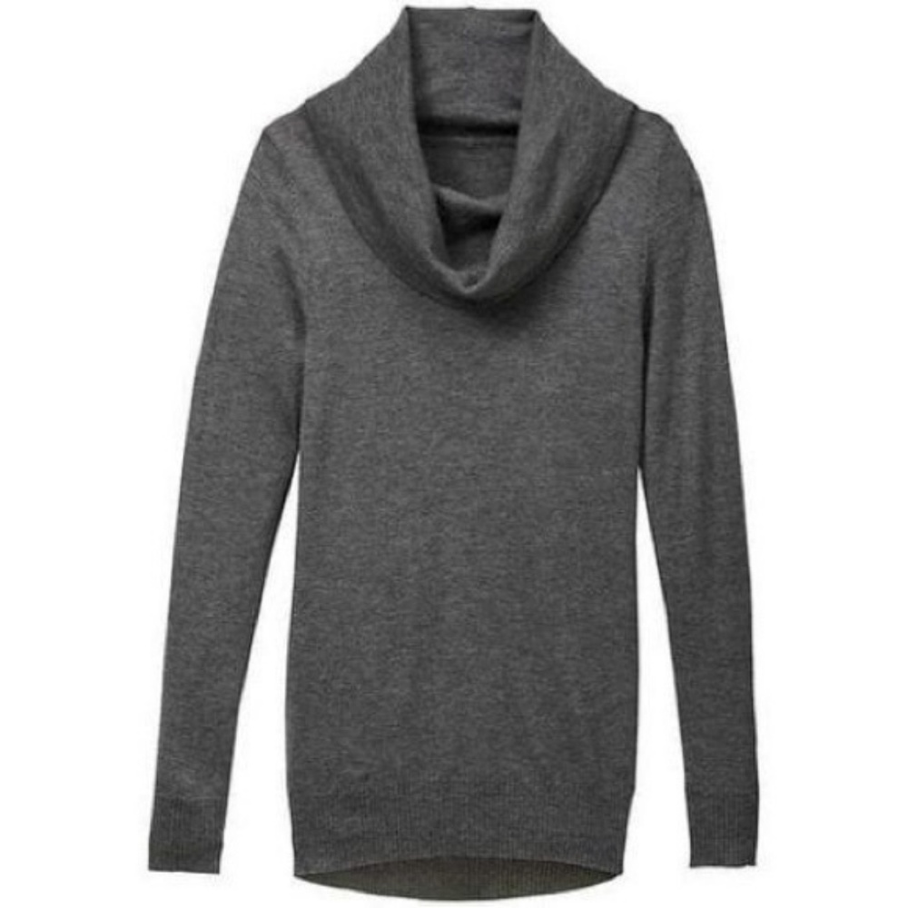 Athleta 100% Cashmere Turtle Neck Cowl Sweater